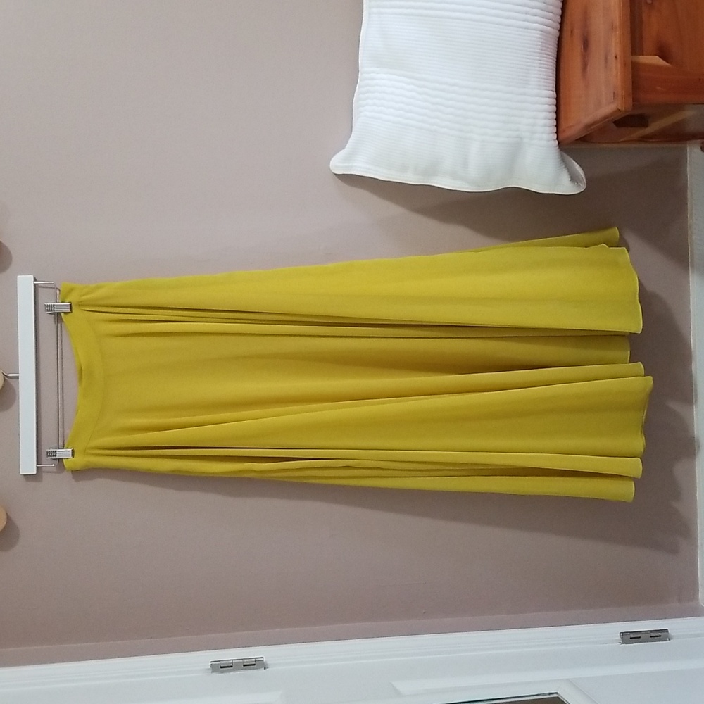 Amelia Full Maxi Skirt (Yellow) - Morning Lavender